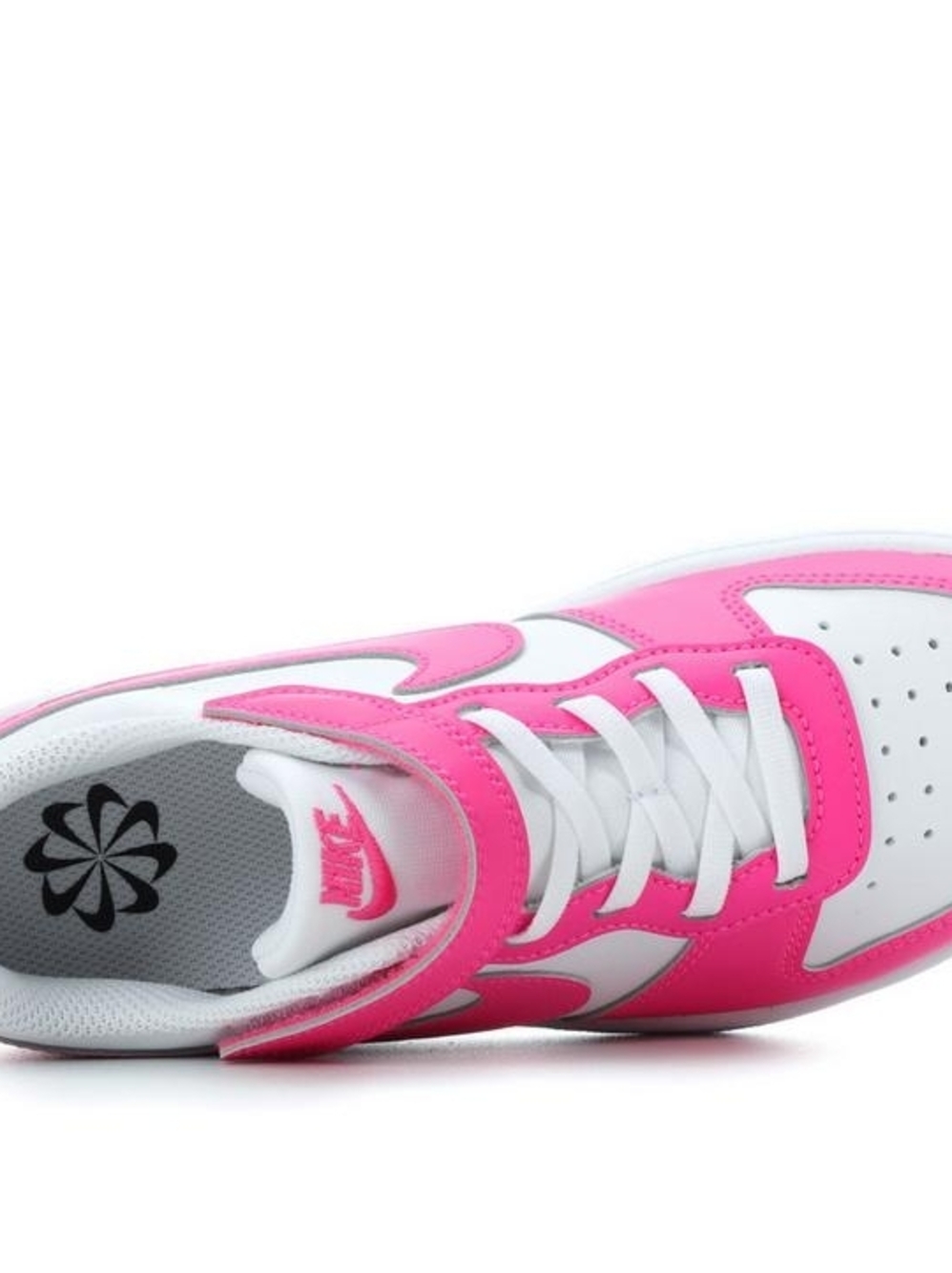 Nike Court Borough Low Recraft Sneakers Girls SIZE 2Y Pink White – NEW - Picture 4 of 5